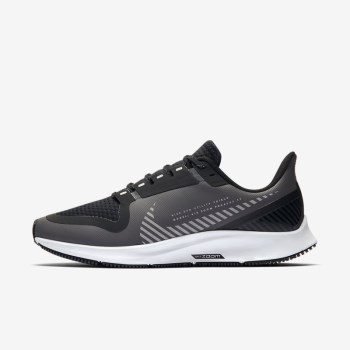 Nike Air Zoom Pegasus 36 Shield - Női Futócipő - Szürke/Fekete/Szürke/Titán